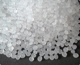 Clear white LDPE plastic pellets